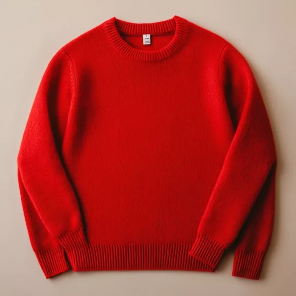 red sweater pullover 3