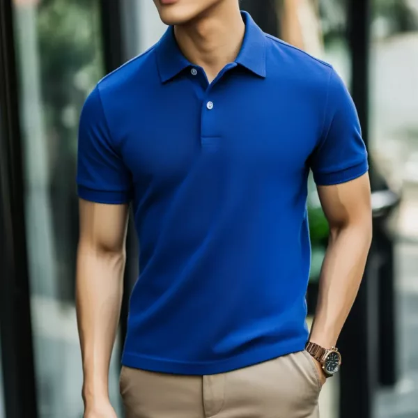 Custom Royal Blue Polo Shirts for Work & Events - Image 2