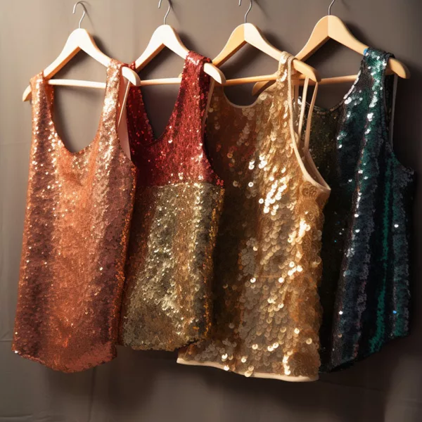 Custom Sequin Tank Tops for Wholesale Orders - Image 4