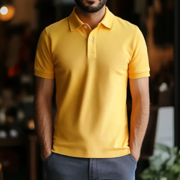 Custom Yellow Polo Shirts for Branding & Uniforms - Image 4