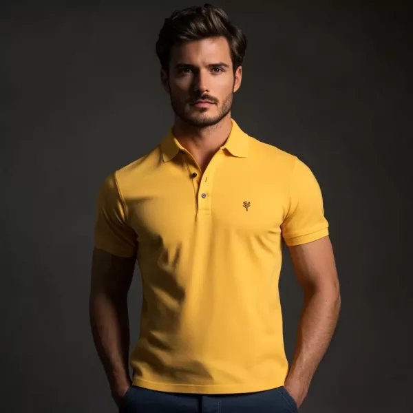 Custom Yellow Polo Shirts for Branding & Uniforms - Image 3