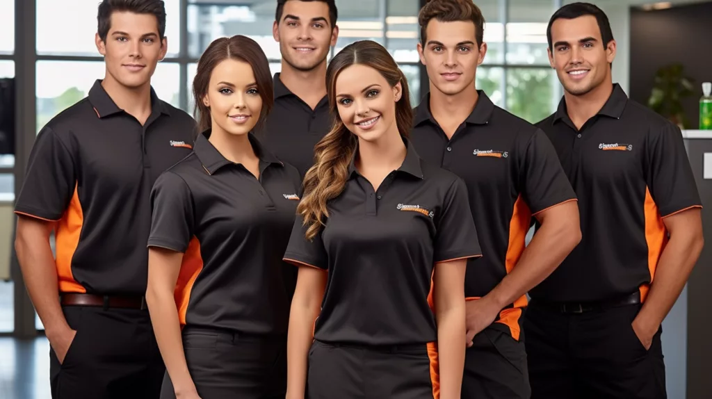 Employees in Branded Uniforms 4