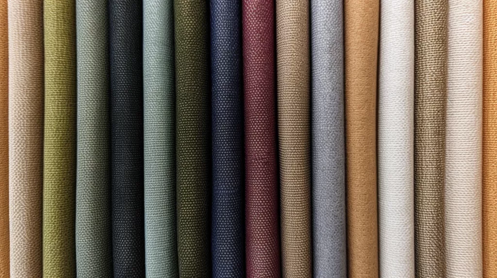 Fabric Material Options for Custom Apparel Display swatches 1