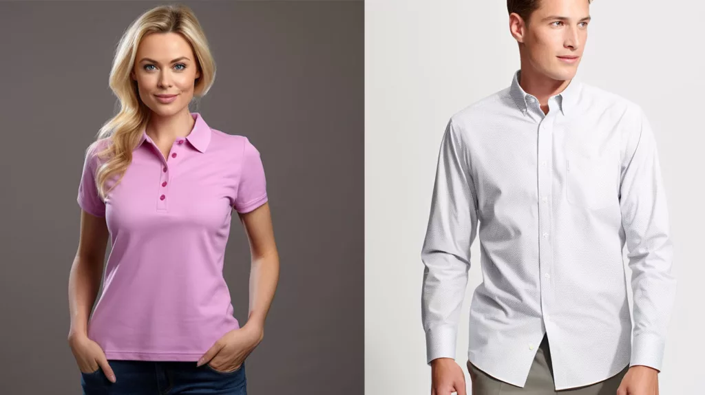 Polo Shirt vs. Button Down Shirt