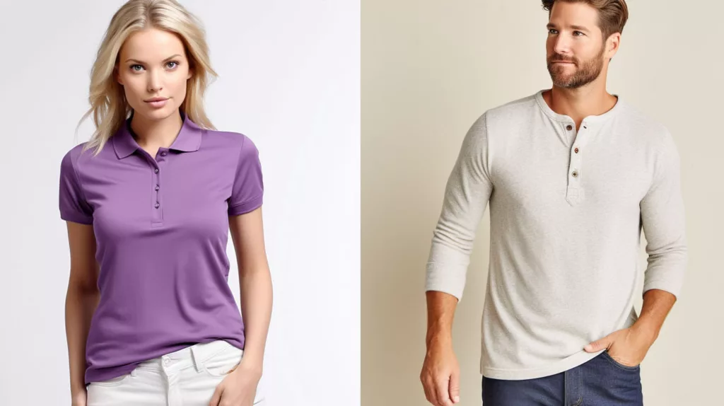 Polo Shirt vs. Henley Shirt